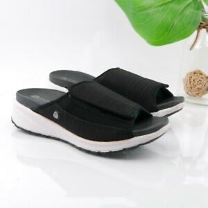 BZees Galaxy Wedge Slides - Size 6